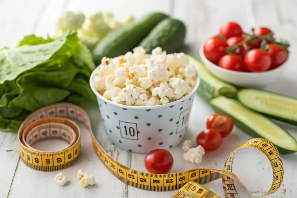 Popcorn portion control for diabetics