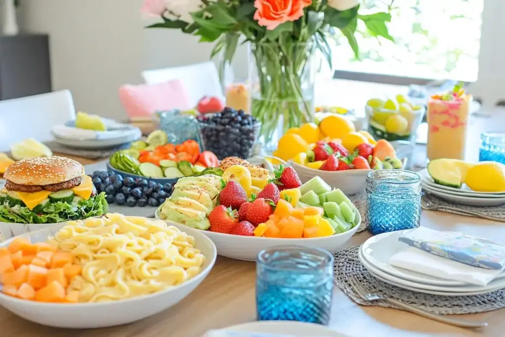 Healthy Recipes for Picky Eaters - A Colorful Dining Table